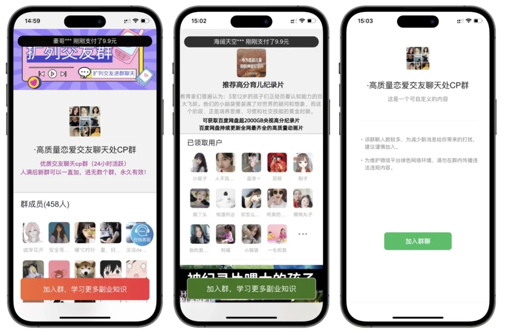 图片[21]-【网站源码】态空企业级付费进群系统-程序员态空