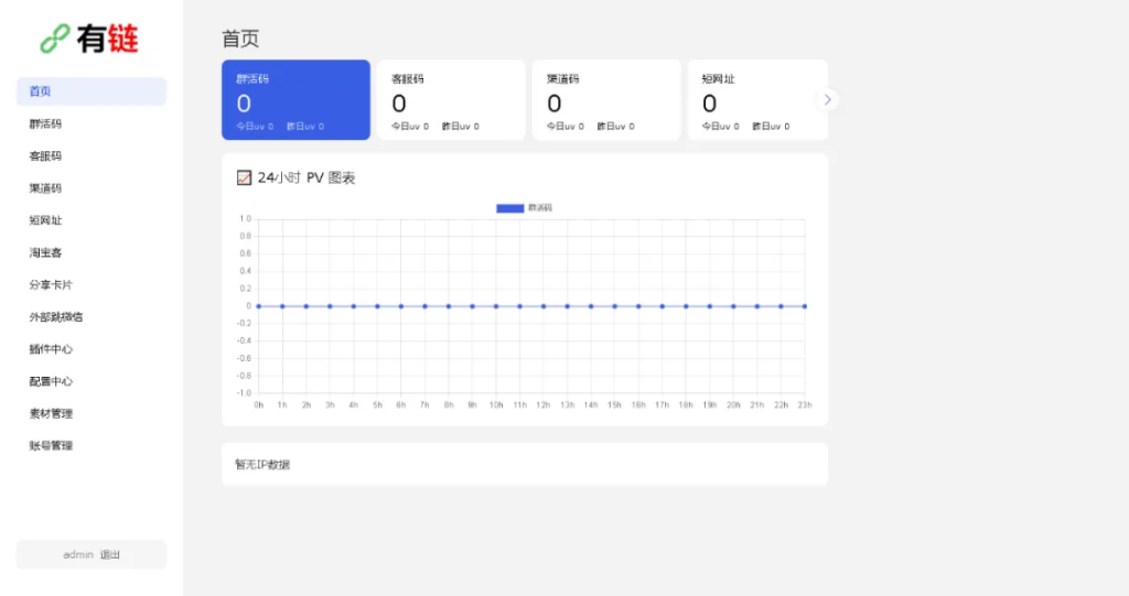 图片[2]-【网站源码】宝塔搭建部署有链全功能多渠道活码系统php源码-程序员态空